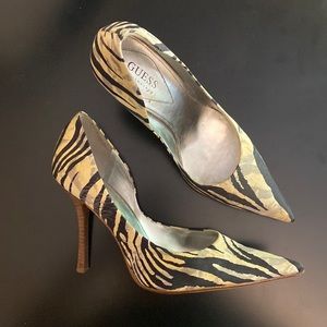 GUESS by Marciano zebra high heels